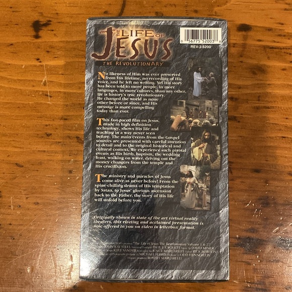 NWT sealed box set The Life of Jesus The Revolutionary VHS NIB - Picture 4 of 8